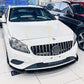 AMG Style Gloss Black Front Splitter for Mercedes Benz W176 A Class 13-15