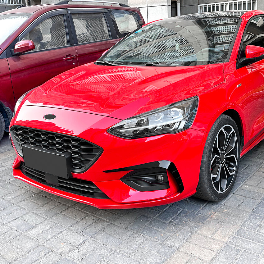 Gloss Black Front Canards for Ford Focus ST C519 MK4 19-22