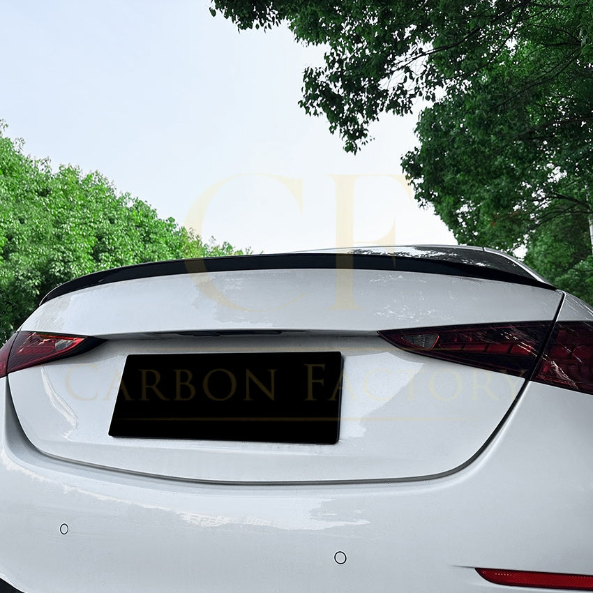 OEM Style Gloss Black Boot Spoiler for Mercedes Benz W206 C Class Saloon 22-Present - Carbon Factory