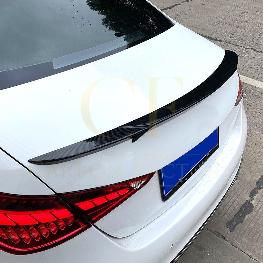 Brabus Style Gloss Black Boot Spoiler for Mercedes Benz W206 C Class Saloon 22-Present - Carbon Factory