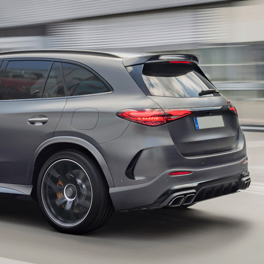 Gloss Black Rear Canards for Mercedes Benz X254 GLC SUV 23-26