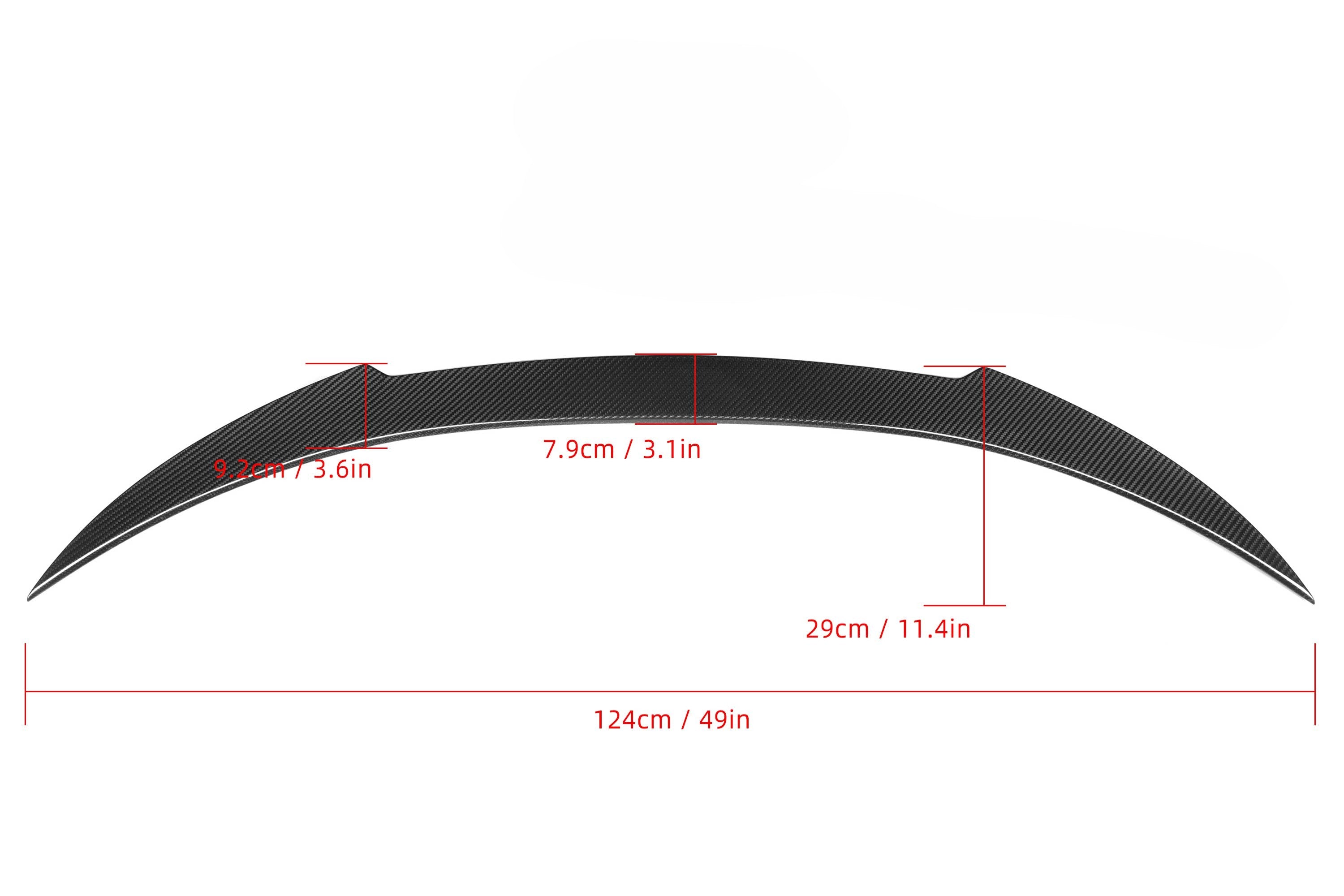 V Style Pre-Preg Carbon Fibre Boot Spoiler for BMW G15 8 Series F92 M8 2 Door Coupe 18-Present - Carbon Factory