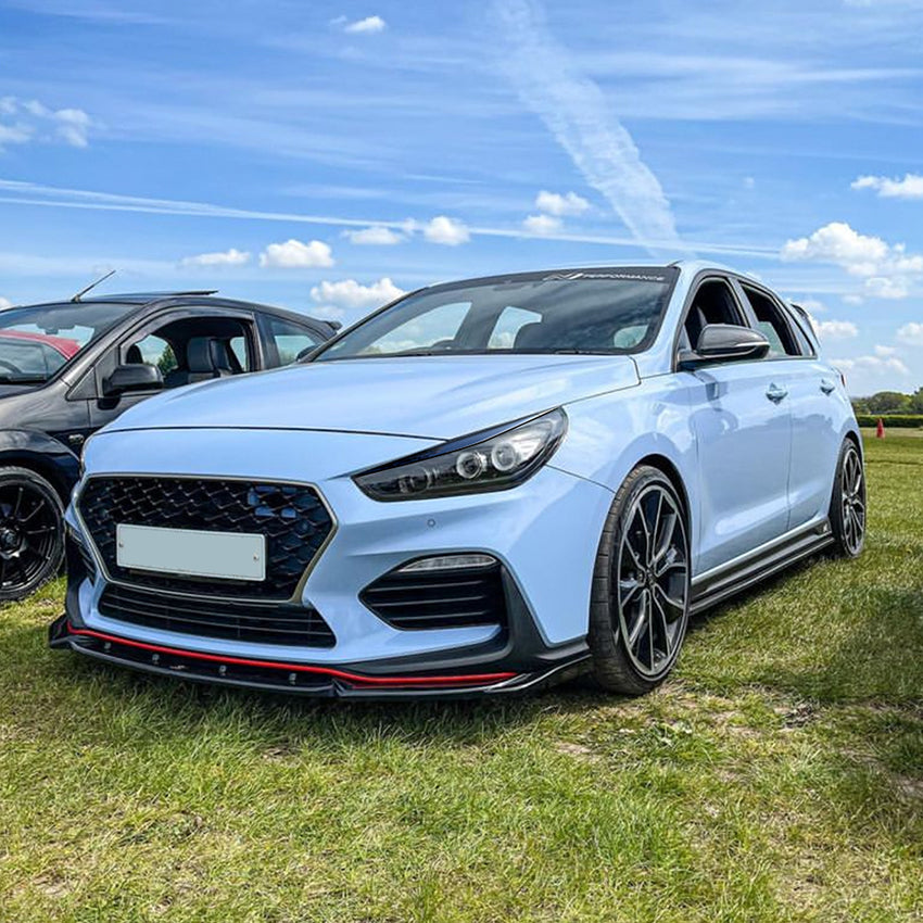 Gloss Black Headlight Trims for Hyundai i30 i30N MK3 17-19