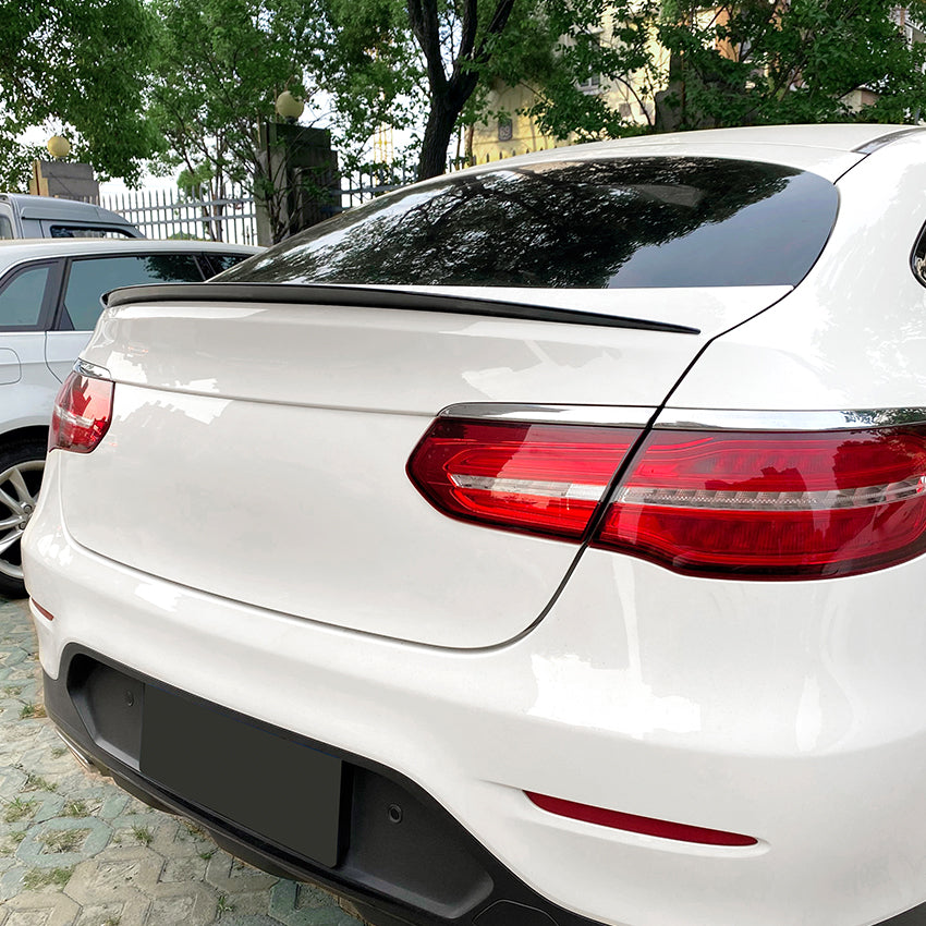 V Style Gloss Black Boot Spoiler for Mercedes Benz C253 GLC Coupe 15-22
