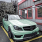 V Style Gloss Black Front Splitter for Mercedes Benz W204 C63 11-14 - Carbon Factory