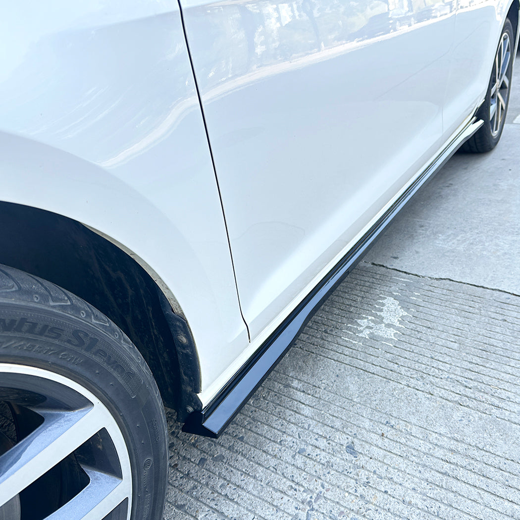 TCR Style Gloss Black Side Skirts for VW Golf MK7 MK7.5 inc GTI 13-20