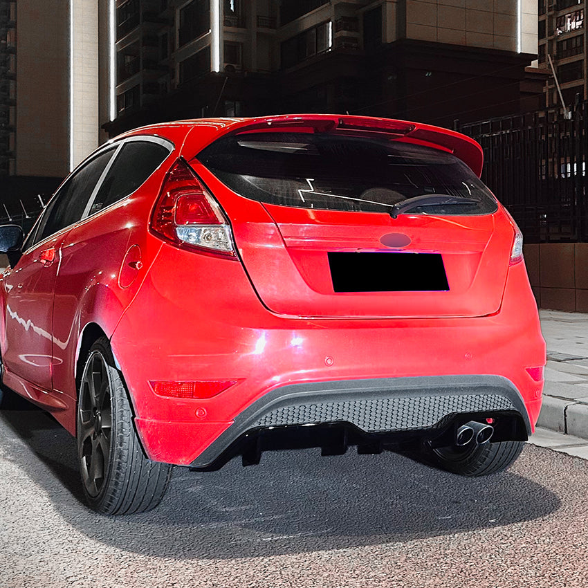 Gloss Black Diffuser for Ford Fiesta ST B299 MK7 MK7.5 08-17