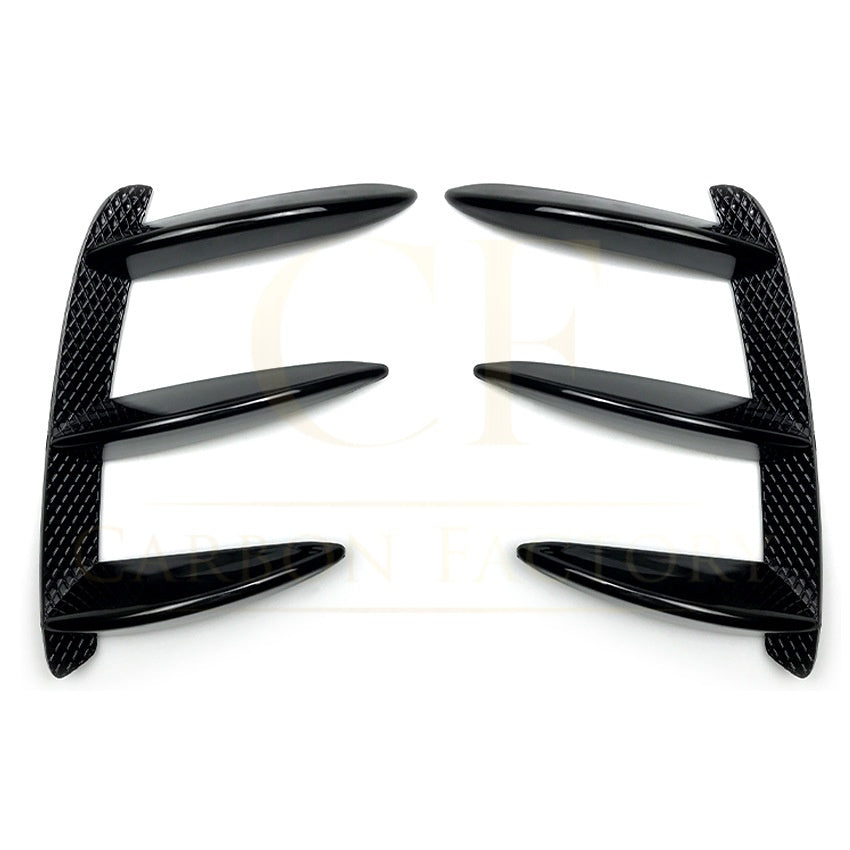 Gloss Black Rear Canards for Mercedes Benz W176 A Class AMG 13-18 - Carbon Factory