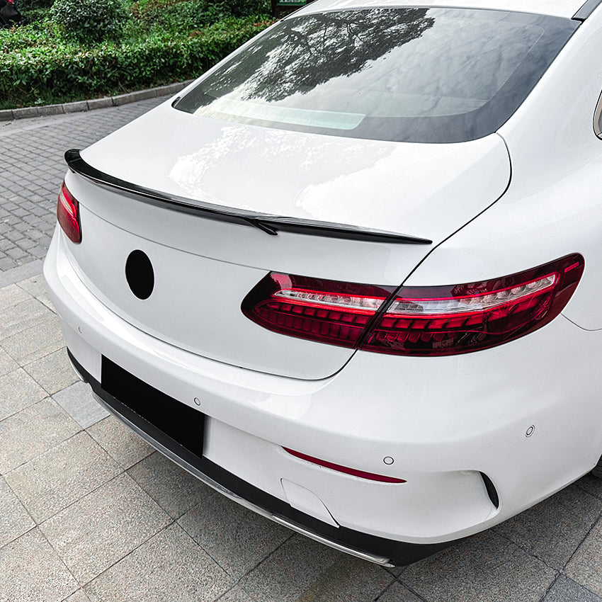 Brabus Style Gloss Black Boot Spoiler for Mercedes Benz C238 E Class Coupe 16-23 - Carbon Factory