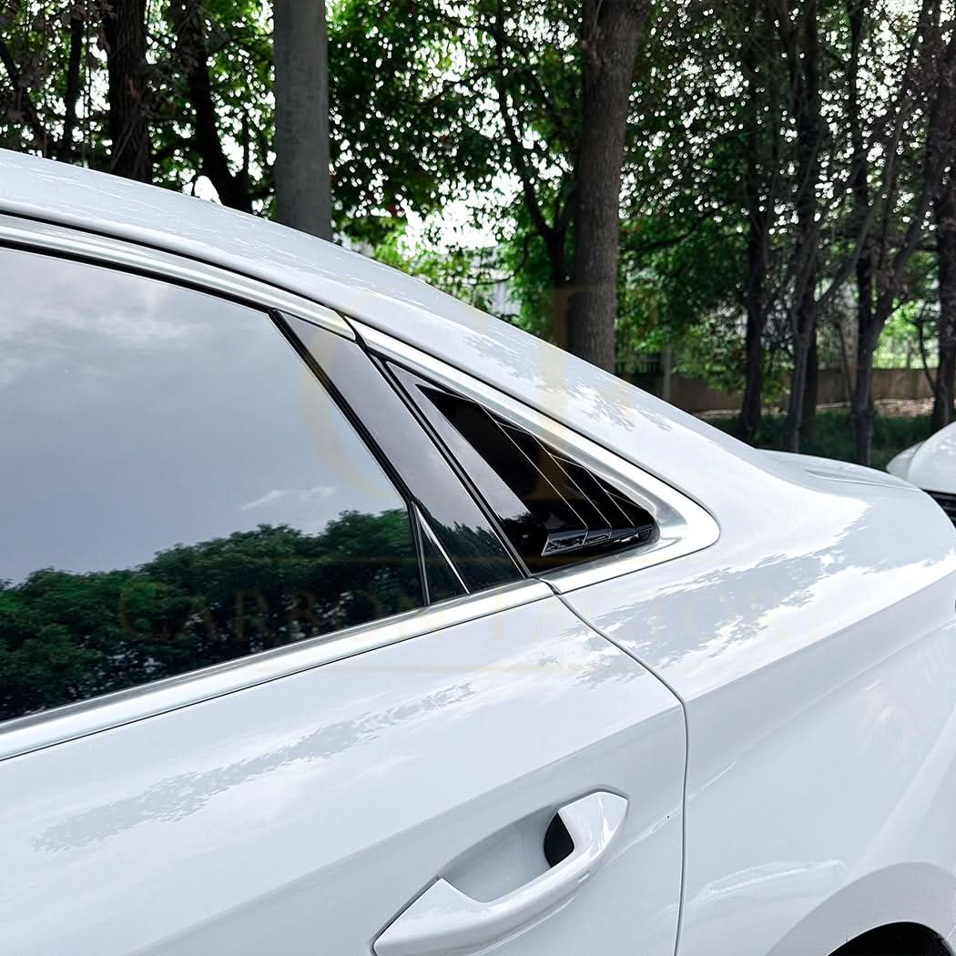 Gloss Black Window Louver Vents for Audi A3 8Y Saloon 20-Present - Carbon Factory