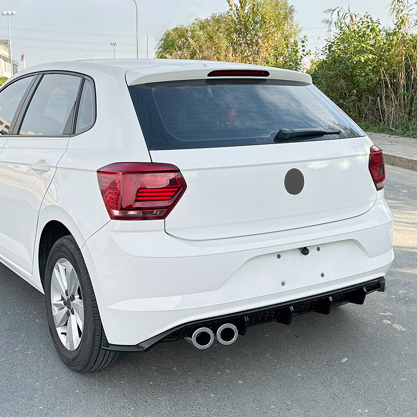OT Style Gloss Black Diffuser for VW Polo MK6 Standard model 18-26