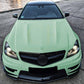 V Style Gloss Black Front Splitter for Mercedes Benz W204 C63 11-14 - Carbon Factory