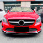 AMG Style Gloss Black Front Splitter for Mercedes Benz W117 CLA Non-AMG 16-19