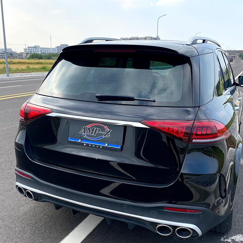 A Style Gloss Black Roof Spoiler for Mercedes Benz W167 GLE SUV 19-26
