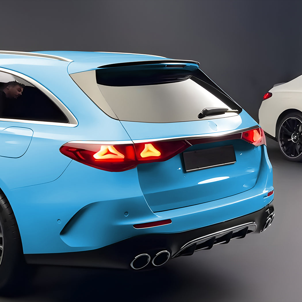 AMG Style Gloss Black Roof Spoiler for Mercedes Benz S214 E Class Estate 24-Present - Carbon Factory