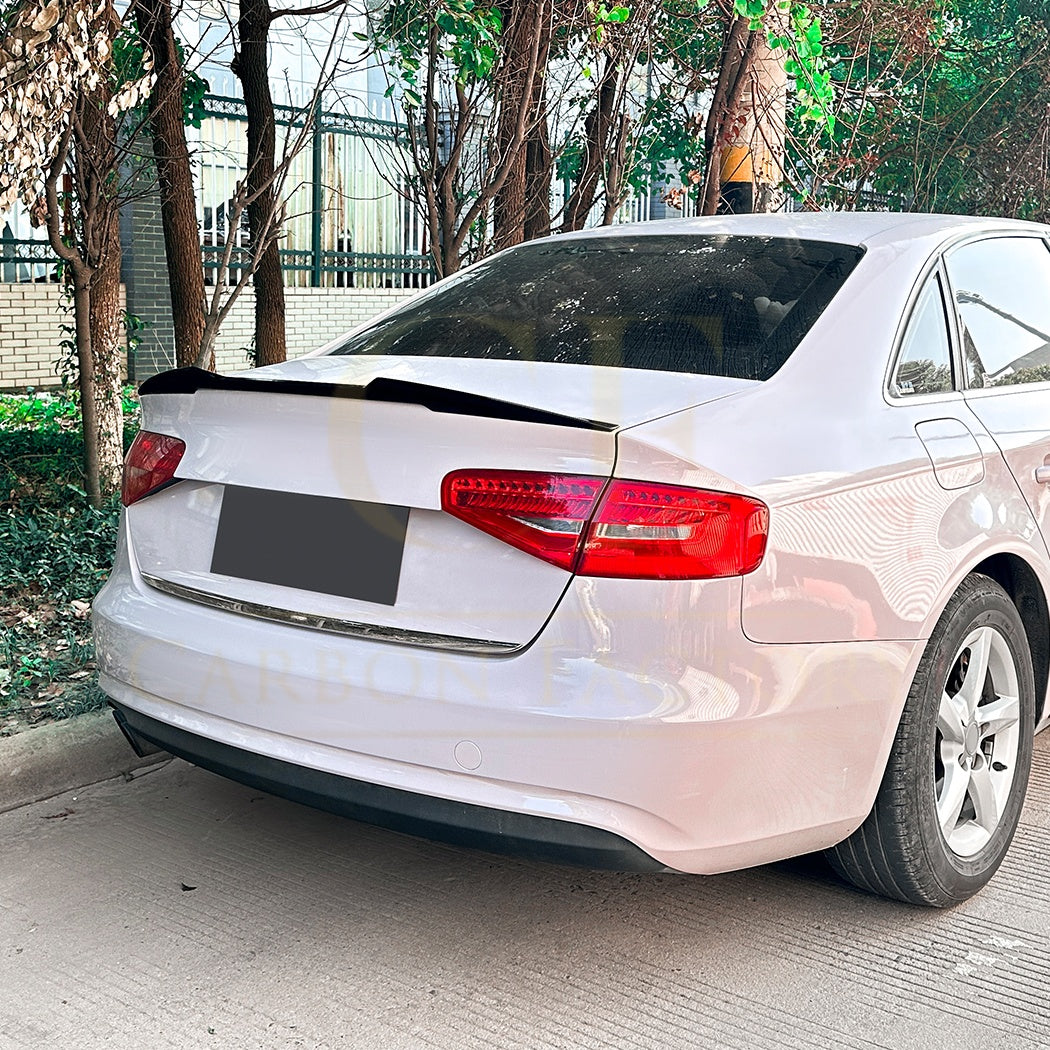 V Style Gloss Black Boot Spoiler for Audi S4 B8 B8.5 08-15 - Carbon Factory
