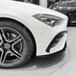 AMG Style Gloss Black Front Splitter for Mercedes Benz W118 CLA 24-Present - Carbon Factory