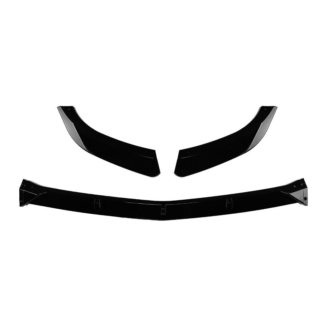 A Style Gloss Black Front Splitter for Mercedes Benz X253 GLC63 15-19