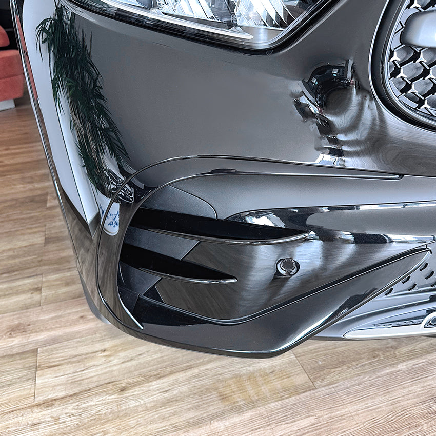 Gloss Black Front Side Trims for Mercedes Benz X254 GLC 23-26