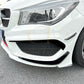 Gloss Black Front Canards set for Mercedes Benz W117 CLA AMG 13-15