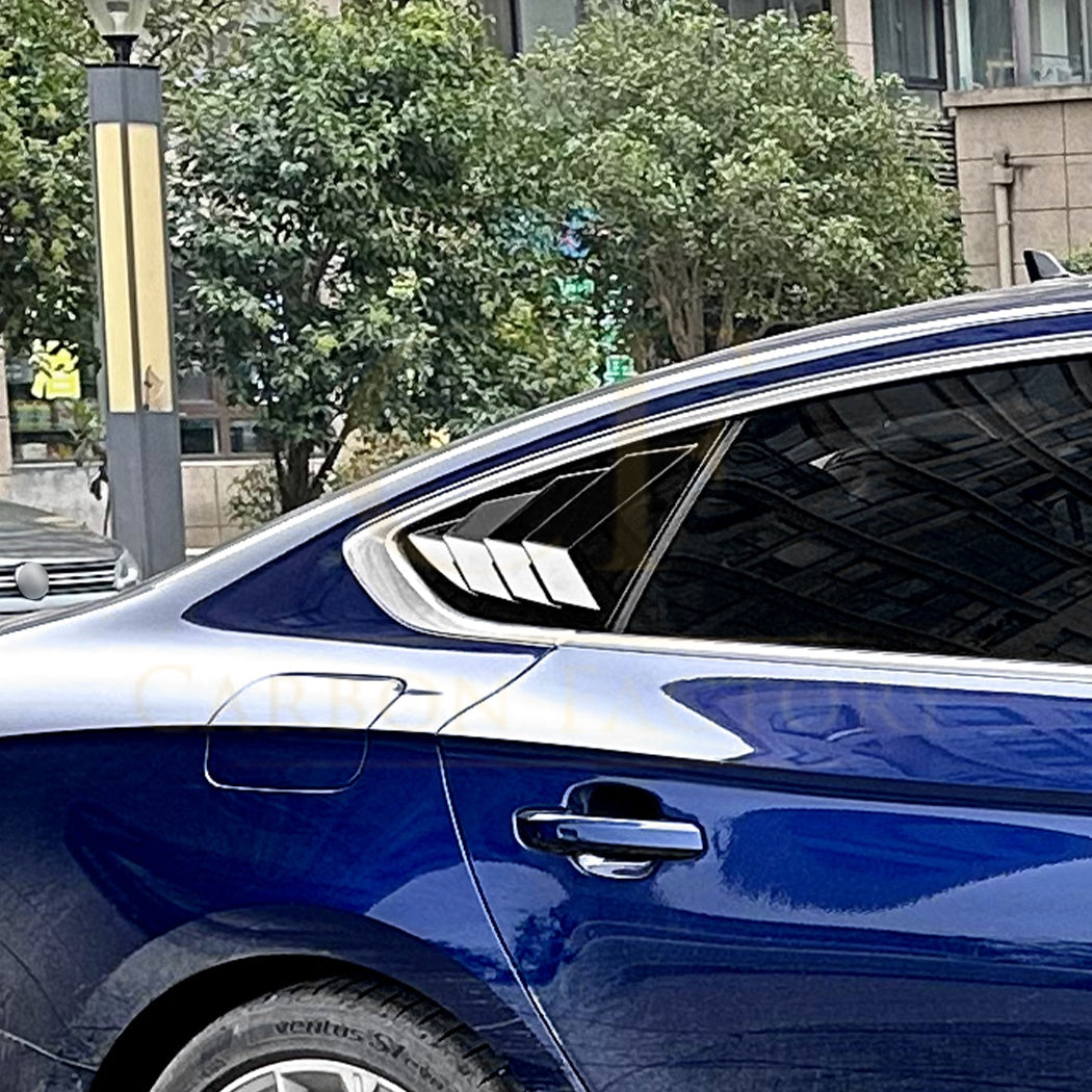 Gloss Black Window Louver Vents for Audi B9 A5 S Line & S5 Sportback 17-24