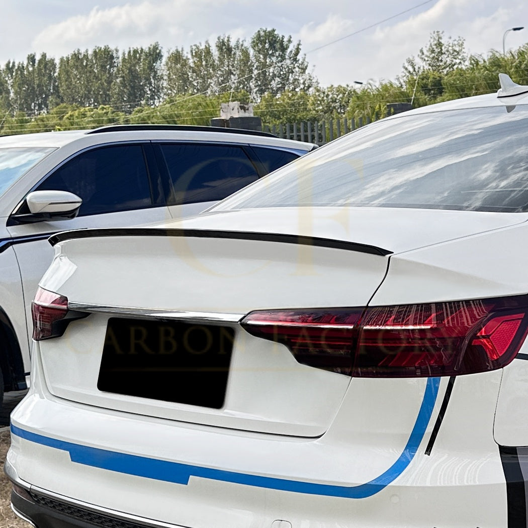 OEM Style Gloss Black Boot Spoiler for Audi A4 S4 B9 B9.5 15-25 - Carbon Factory