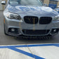 V Style Gloss Black Front Splitter for BMW F10 F11 5 Series 10-17