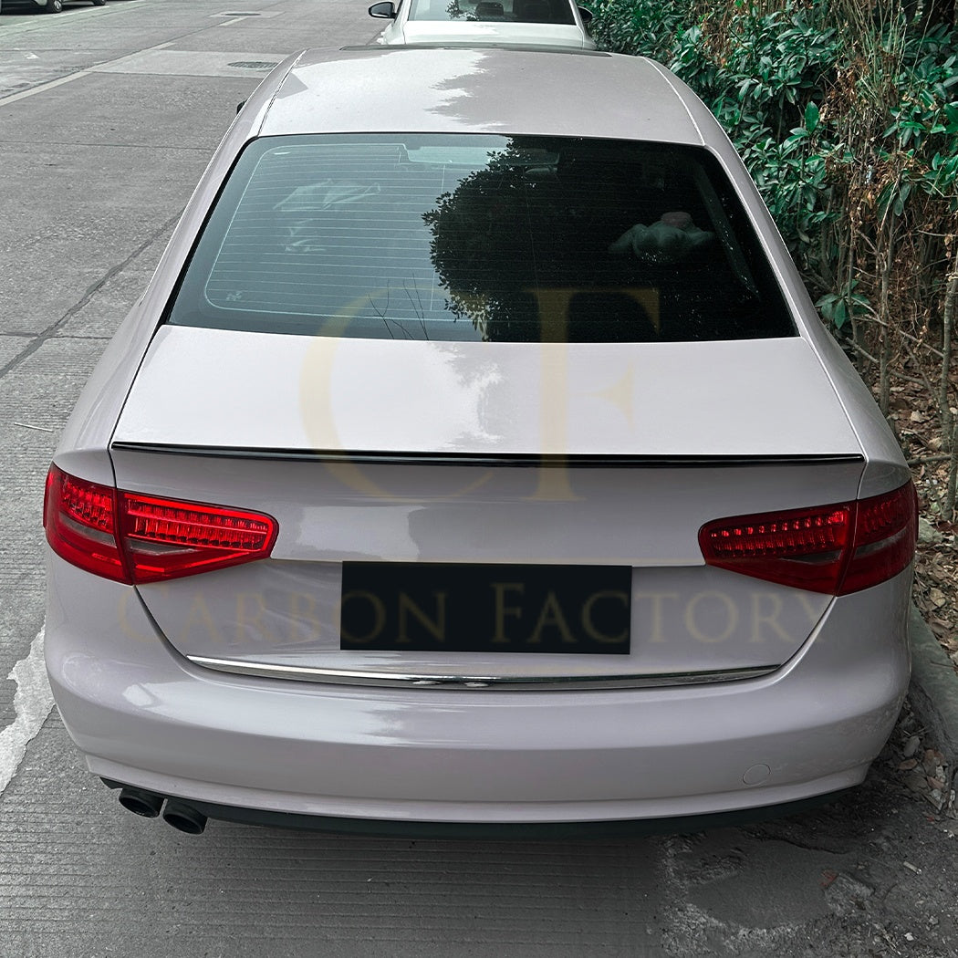 S Style Gloss Black Boot Spoiler for Audi S4 B8 B8.5 08-15 - Carbon Factory