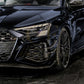 Gloss Black Front Canards for Audi 8Y RS3 20-24 - Carbon Factory