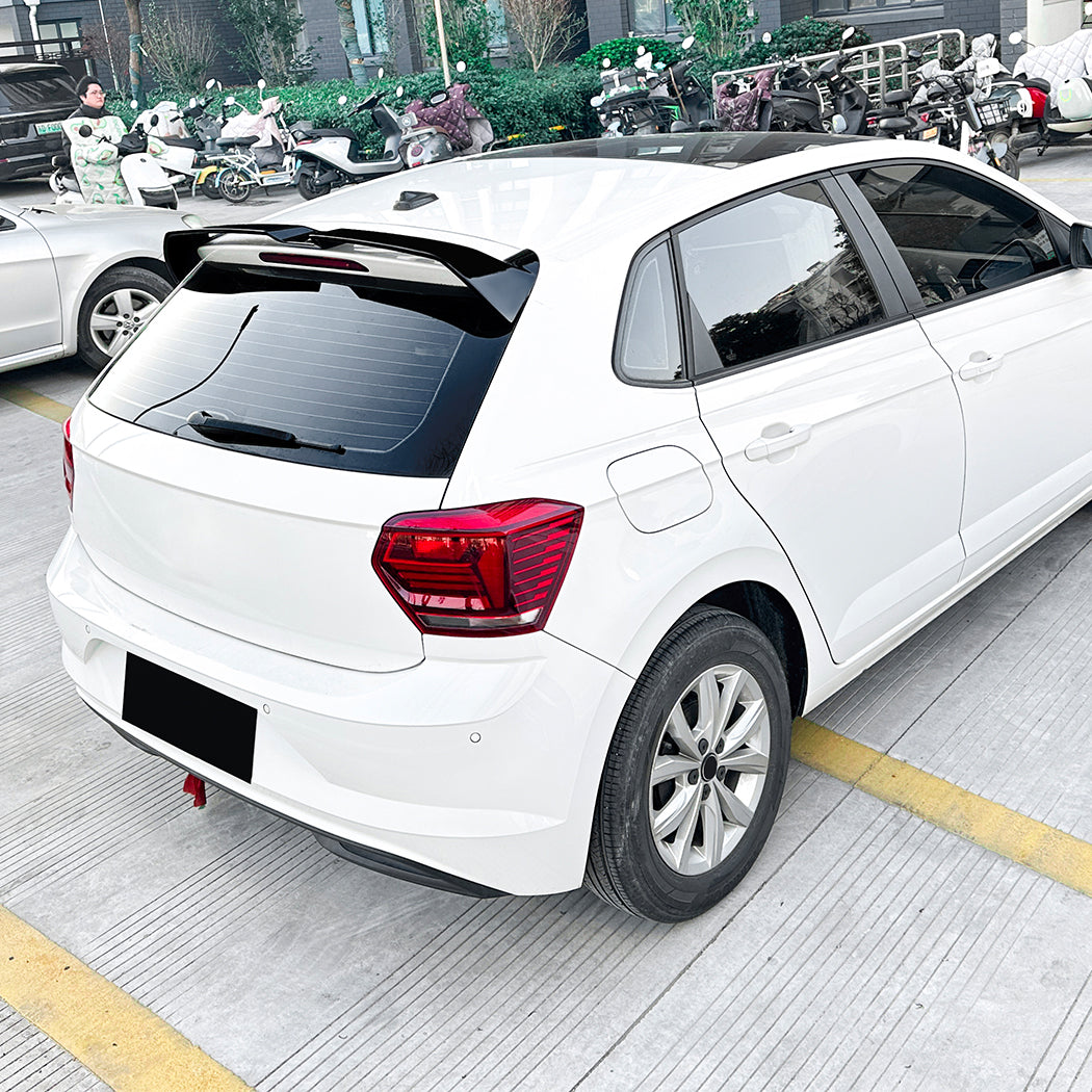 OT Style Gloss Black Roof Spoiler for VW Polo MK6 18-26