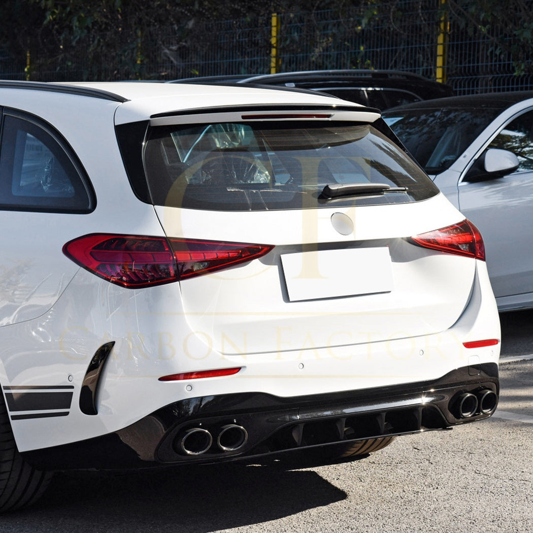 Gloss Black Roof Spoiler for Mercedes Benz W206 C Class Estate 22-Present - Carbon Factory