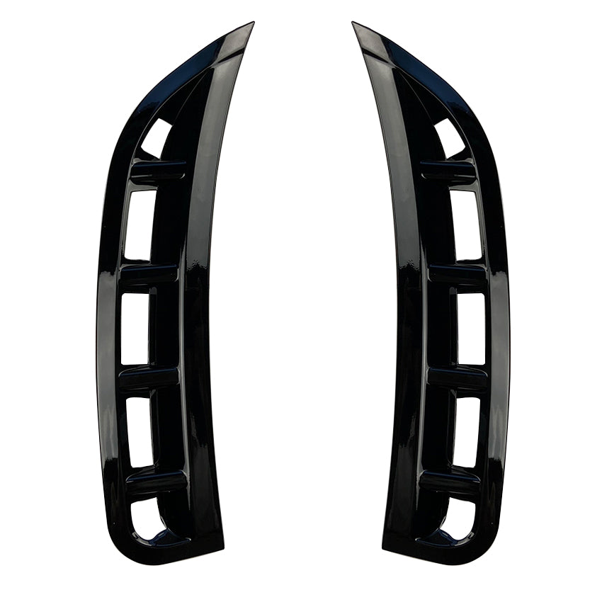 Gloss Black Front Side Trims for Mercedes Benz W167 C167 GLE 19-23