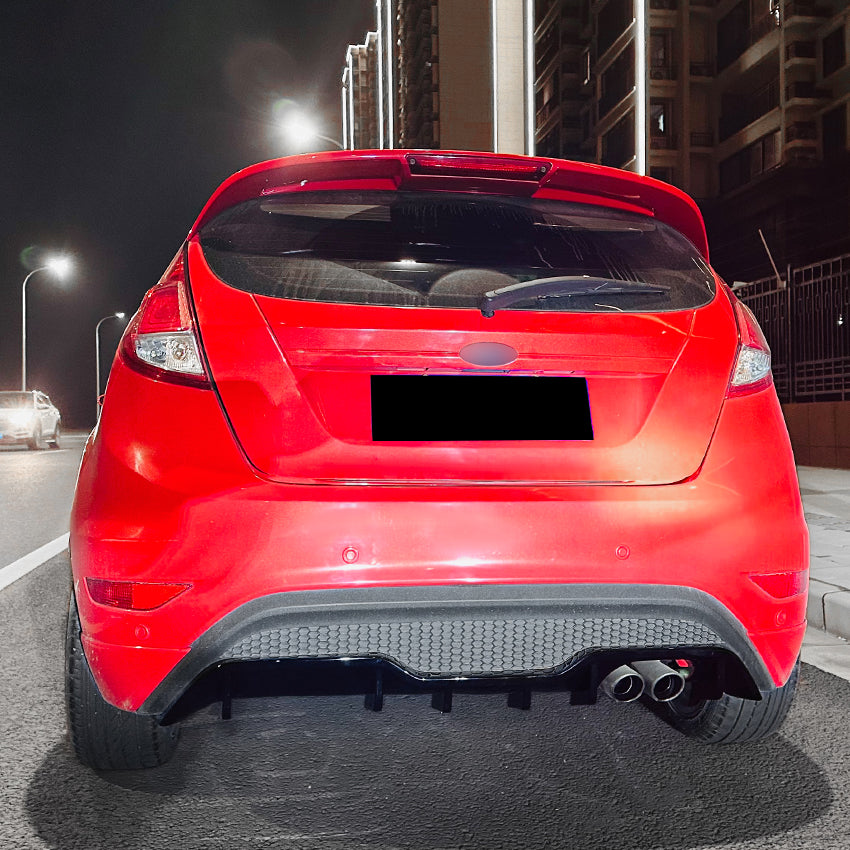 Gloss Black Diffuser for Ford Fiesta ST B299 MK7 MK7.5 08-17