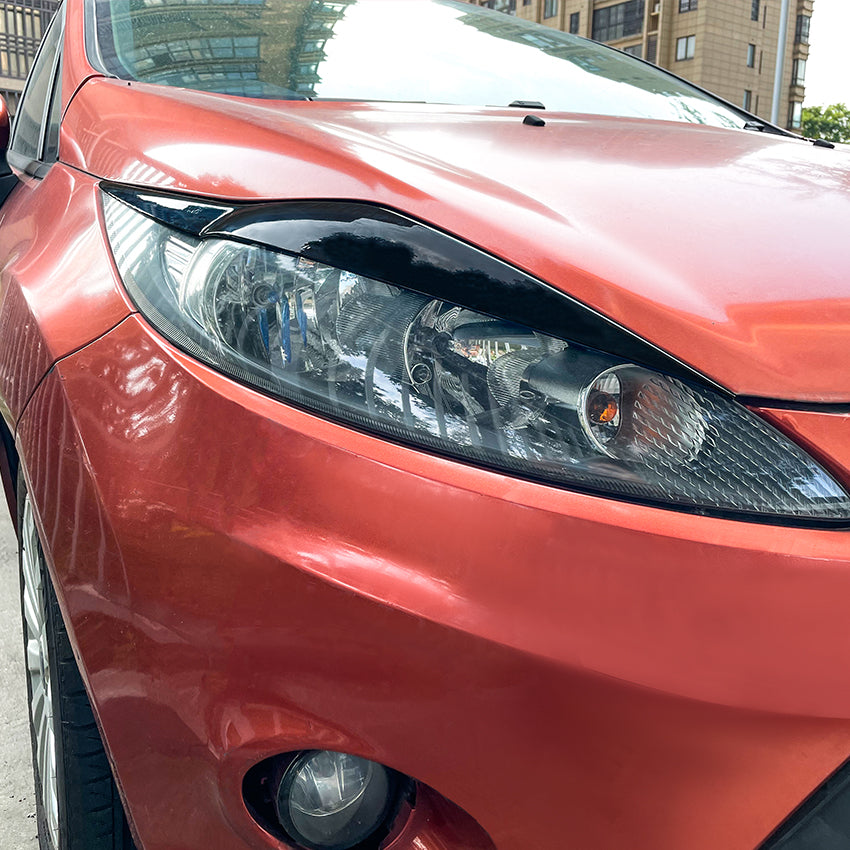 Gloss Black Headlight Trims for Ford Fiesta B299 MK7 08-12