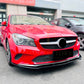 AMG Style Gloss Black Front Splitter for Mercedes Benz W117 CLA Non-AMG 16-19