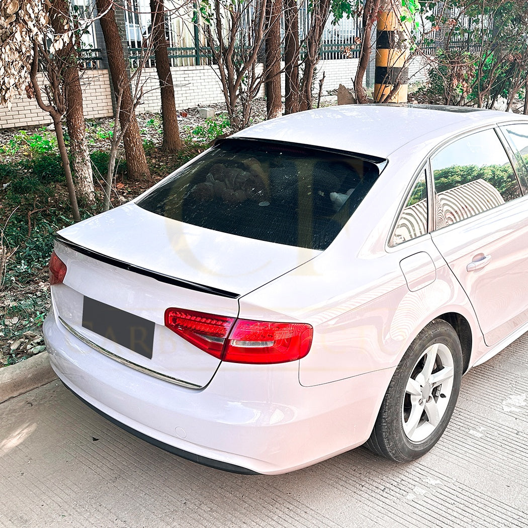 Gloss Black Roof Spoiler for Audi S4 B8 B8.5 08-15 - Carbon Factory