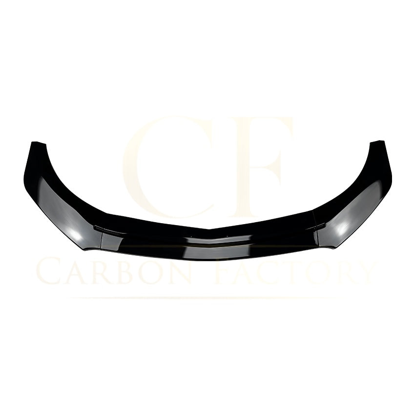 V Style (3 pcs) Gloss Black Front Splitter for Mercedes Benz W176 A Class AMG 13-18 - Carbon Factory