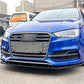V Style Gloss Black Front Splitter for Audi A3 8V S Line & S3 13-16 - Carbon Factory