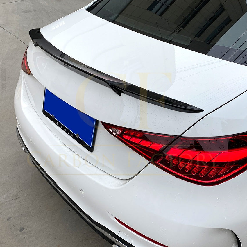 Brabus Style Gloss Black Boot Spoiler for Mercedes Benz W206 C Class Saloon 22-Present - Carbon Factory
