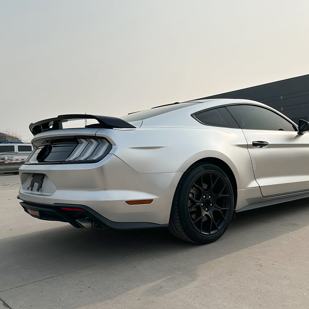 GT Style Gloss Black Boot Spoiler for Ford Mustang S550 MK6 15-23