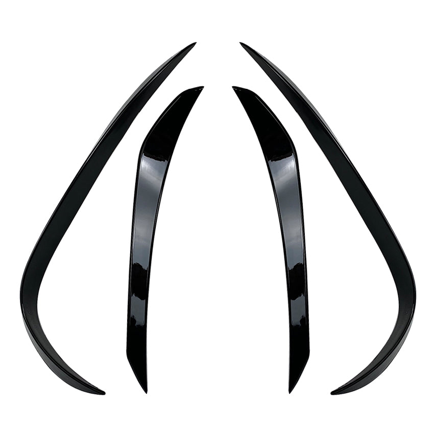 Gloss Black Front Canards for Mercedes Benz X247 GLB 19-23