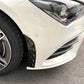 Gloss Black Front Side Trims for Mercedes Benz W118 CLA AMG 19-23