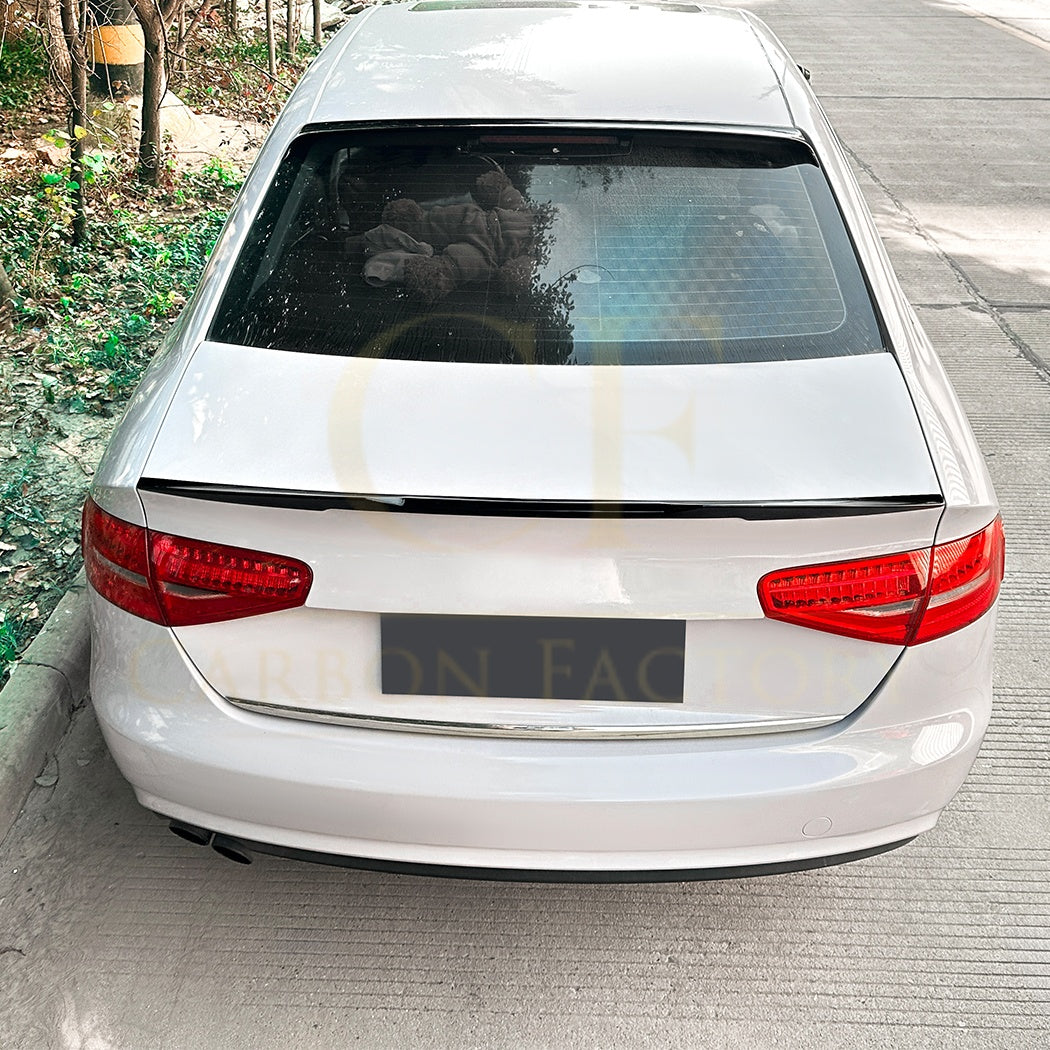 Gloss Black Roof Spoiler for Audi S4 B8 B8.5 08-15 - Carbon Factory