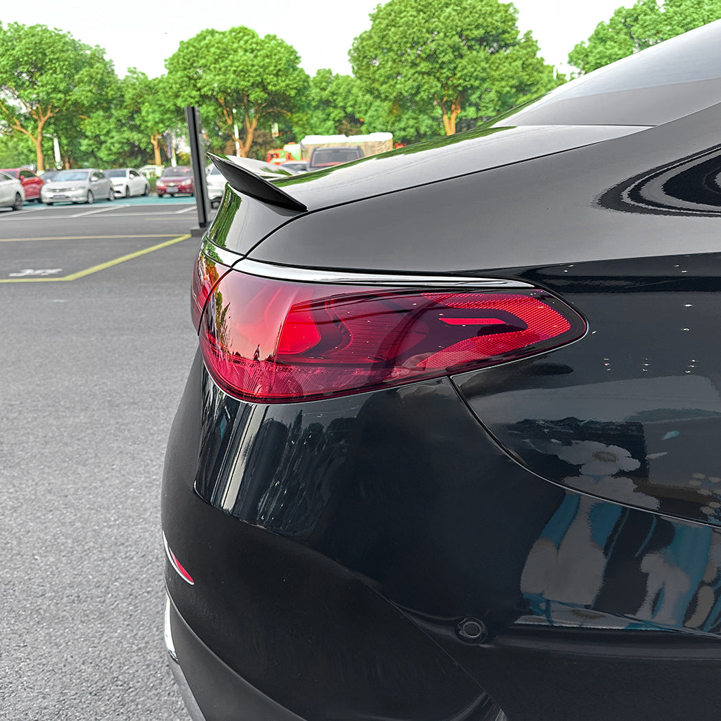 OEM Style Gloss Black Boot Spoiler for Mercedes Benz W214 E Class Saloon 24-Present - Carbon Factory