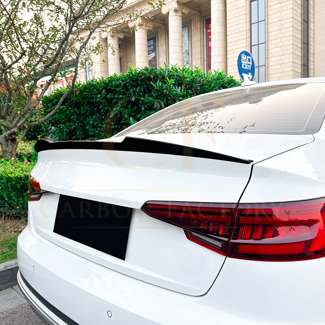 V Style Gloss Black Boot Spoiler for Audi A4 S4 B9 B9.5 15-25 - Carbon Factory