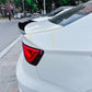 V Style Gloss Black Boot Spoiler for Audi A3 8V S3 RS3 Saloon 13-20 - Carbon Factory