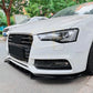 V Style Gloss Black Front Splitter for Audi B8.5 S5 A5 S Line 11-16