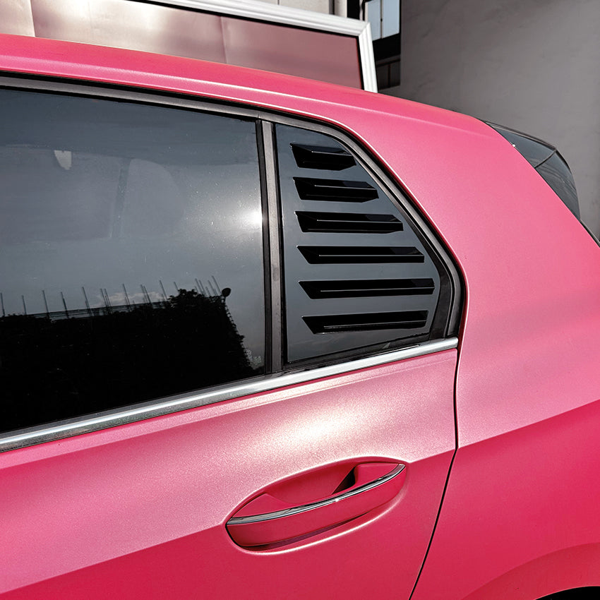 Gloss Black Window Louvers for VW Golf MK8 MK8.5 20-26