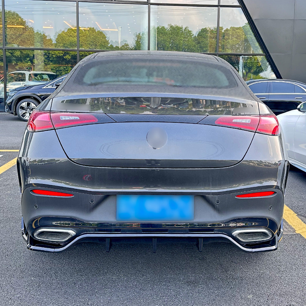 A Style Gloss Black Diffuser for Mercedes Benz C254 GLC Coupe 23-26