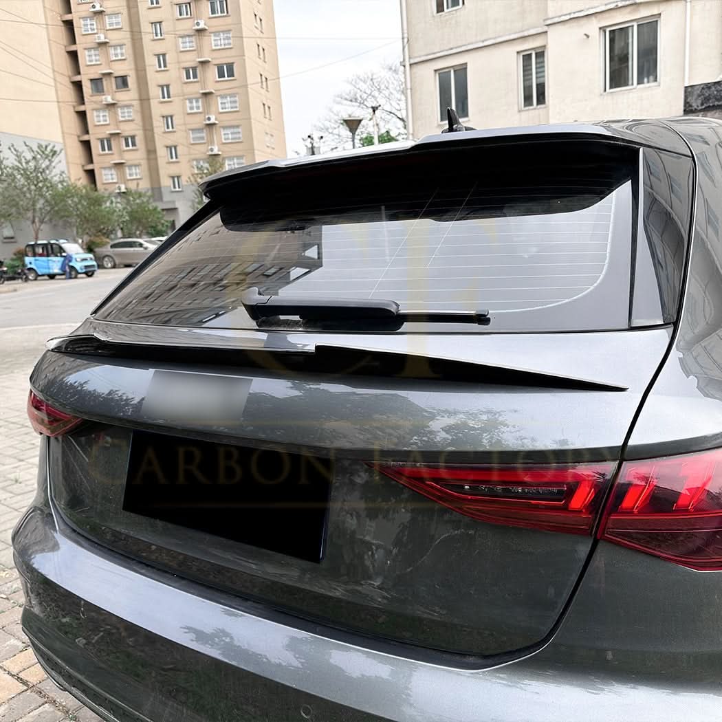 Gloss Black Mid Spoiler for Audi A3 S3 RS3 8Y Sportback 20-Present - Carbon Factory